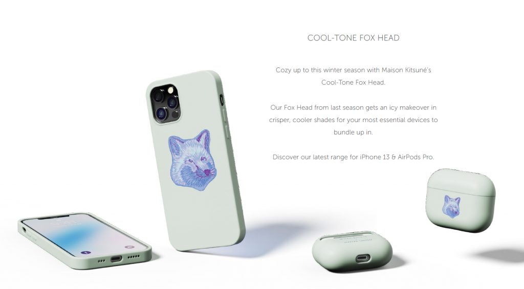 MAISON KITSUNE iPhoneケース エアポッズケース コラボレーション